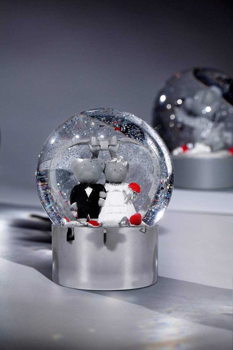 Beautiful Crystal Wedding Bears-0