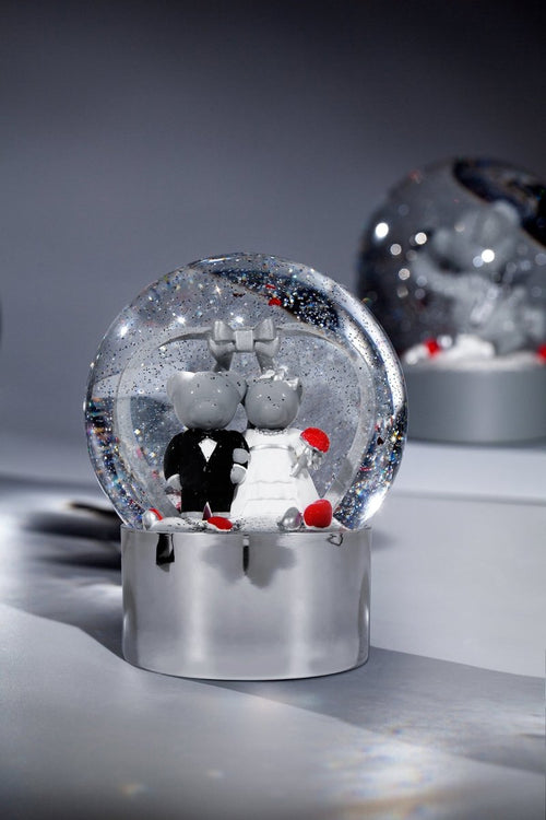 Beautiful Crystal Wedding Bears-0